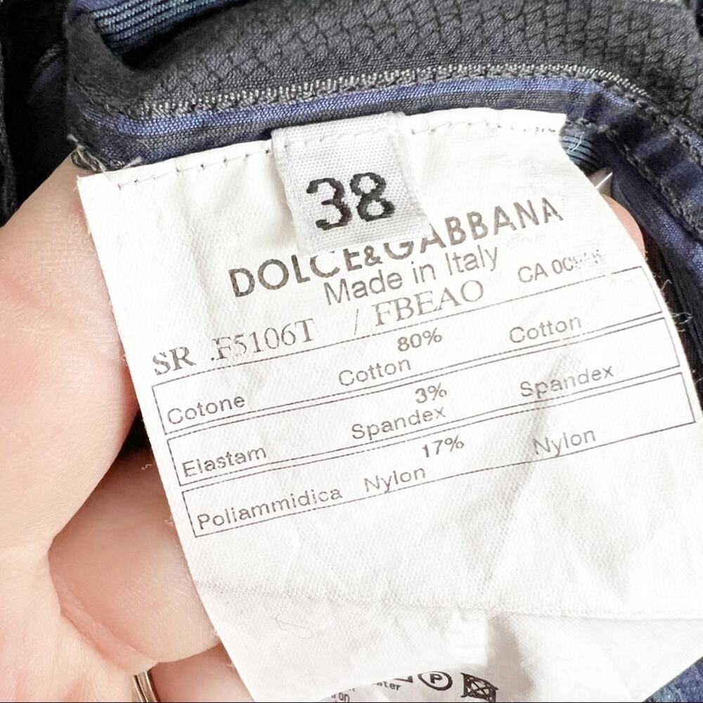 Dolce & Gabbana Y2K 2000’s Striped Floral Button Down Blouse 38 - Picture 9 of 11